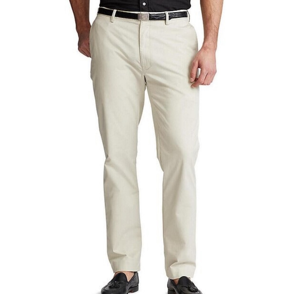 NWT Polo Ralph Lauren Big & Tall Classic-Fit Stretch Chino Pants Sz 38T X 36